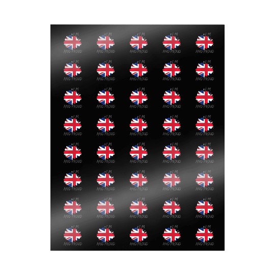 I m British and proud -nation pride flag Wrapping Papers