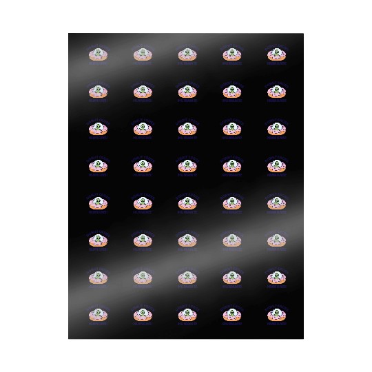 Space Area 51 Donut UFO Cute Alien Head Wrapping Papers