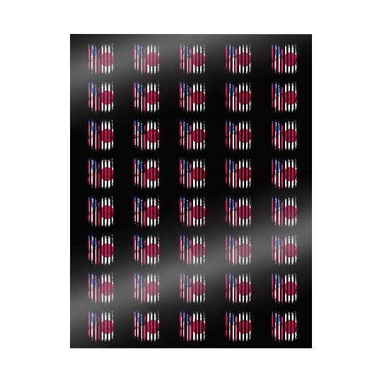 Puerto Rico Flag Japan Grown Country Flags Stripes Wrapping Papers