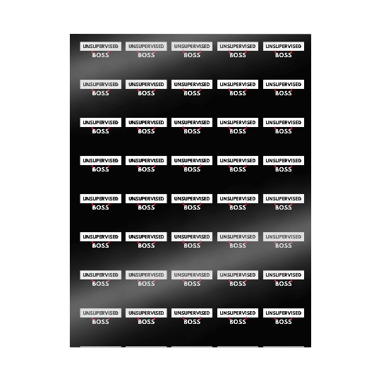 UNSUPERVISED BOSS FUNNY CUTE DESIGN Wrapping Papers