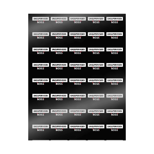 UNSUPERVISED BOSS FUNNY CUTE DESIGN Wrapping Papers