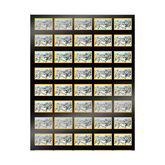 Graphic art design The road in the mountains Wrapping Papers