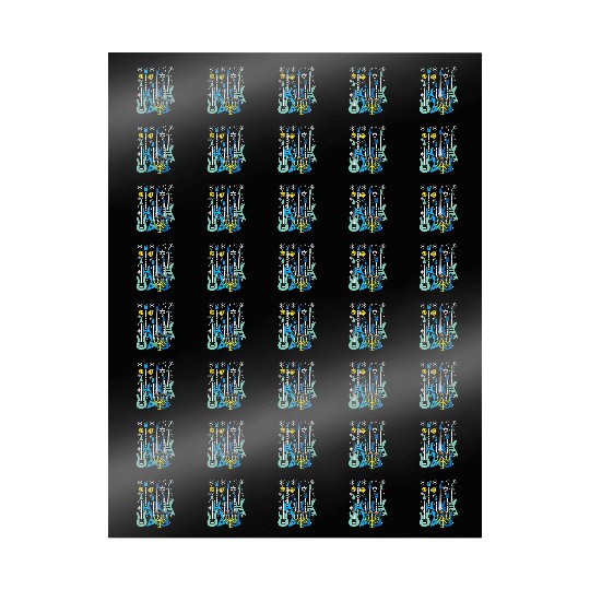 Hanukkah Guitars Chanukah Jewish Rock Rocker Wrapping Papers