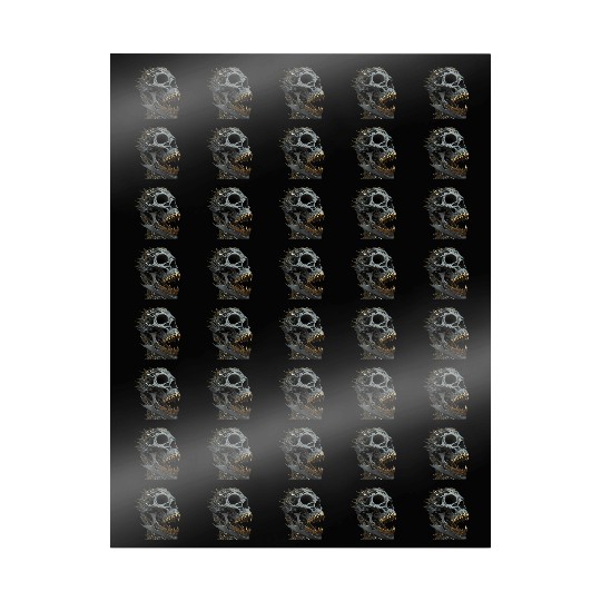 Skull Bling Wrapping Papers