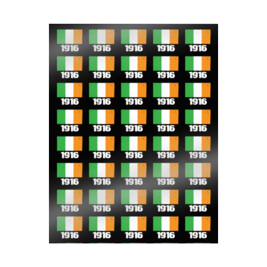 1916 Ireland Flag Irish Rebellion Easter Rising Wrapping Papers