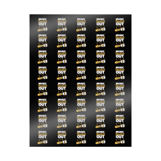 Music Teacher Microphone Wrapping Papers