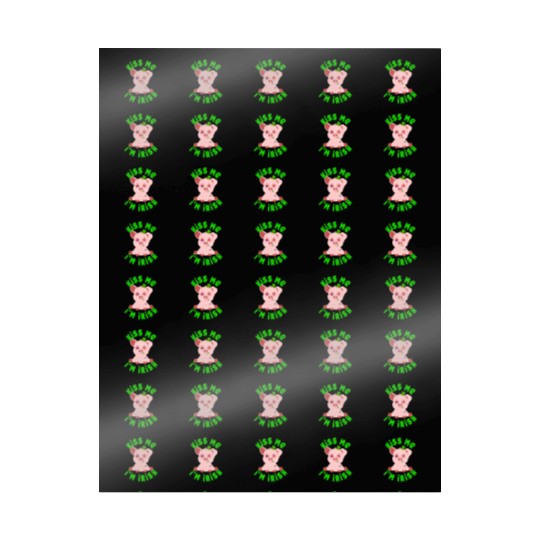 St Patricks Day Year of the Pig Shenanigan Piglet Wrapping Papers