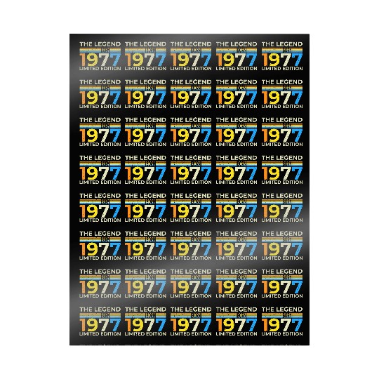 The Legend 1977 Born Limited Edition Wrapping Papers