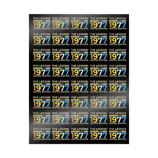 The Legend 1977 Born Limited Edition Wrapping Papers