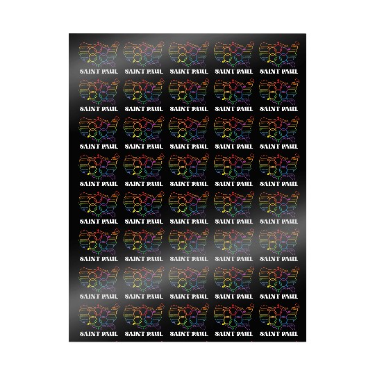 Saint Paul Pride Flag Pride Month LGBTQ Flag LGBT Wrapping Papers