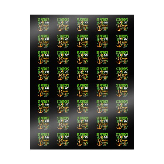 St Patrick's Day Cruise Squad Group Matching Wrapping Papers
