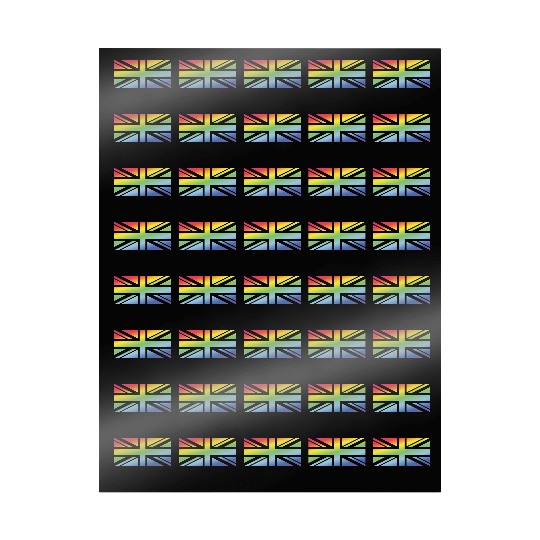 Union Jack / Rainbow Flag (Great Britain / UK) Wrapping Papers