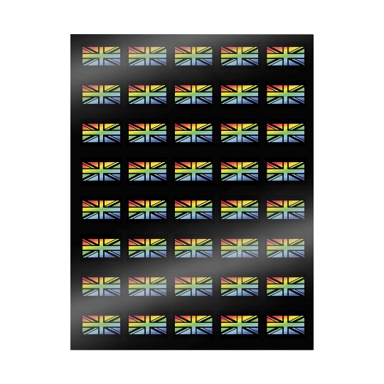 Union Jack / Rainbow Flag (Britain / UK / Poster) Wrapping Papers