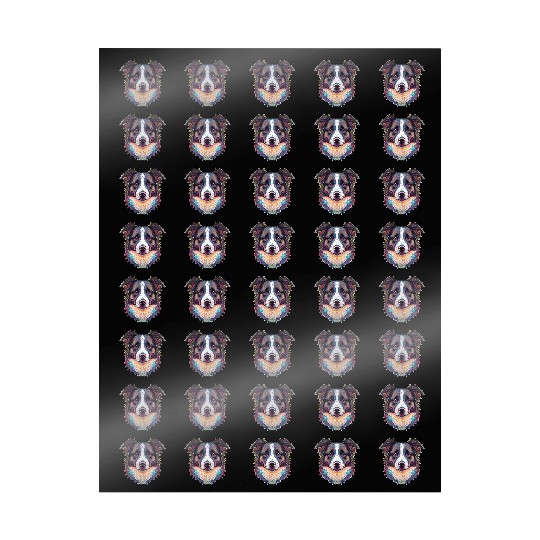 Border Collie Fantasy Dog Wrapping Papers