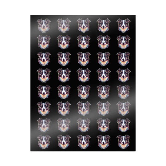 Border Collie Fantasy Dog Wrapping Papers