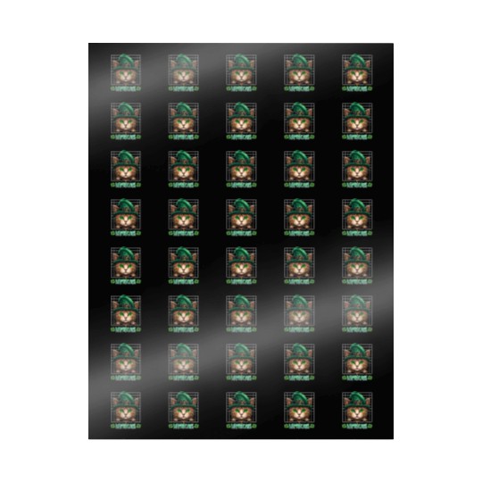St. Patrick's Day cats leprecats kittens Wrapping Papers