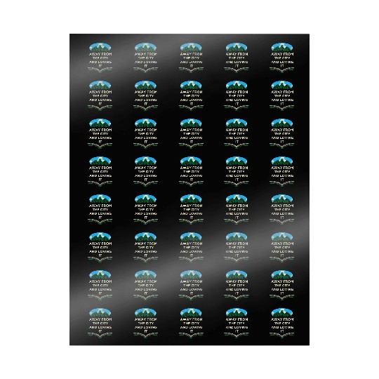 Away From the City Camping Wildlife Camper Outdoor Wrapping Papers