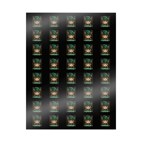 St. Patrick's Day cats leprecats kittens Wrapping Papers