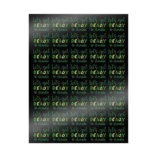Lets get Patricks Day Sublimation Wrapping Papers