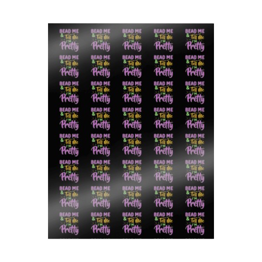 Bead Me & Tell Me I'm Pretty Mardi Gras Beads Wrapping Papers