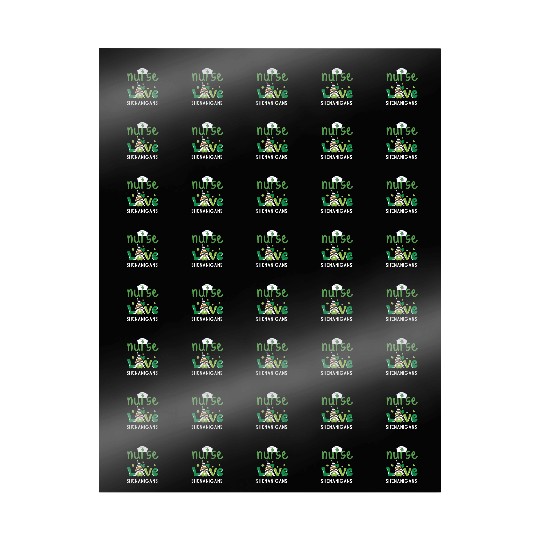 Nurses Love Shenanigans Gnomes Shamrock Wrapping Papers