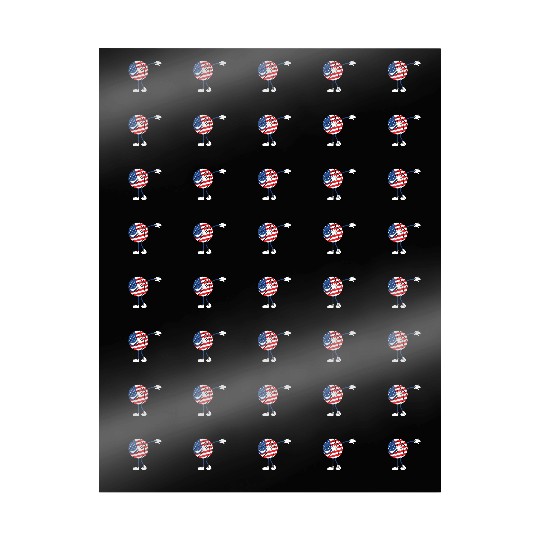 America USA Flag 4th Of July Basketball Player Wrapping Papers