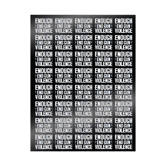 Enough End Gun Violence Wrapping Papers