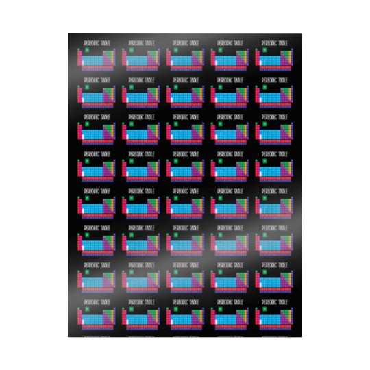 Science Teacher Student Periodic Table OF Elements Wrapping Papers