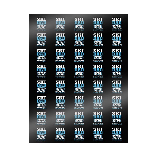 Fathers Day Skiing Ski Dad Skier Goggle For Men Wrapping Papers