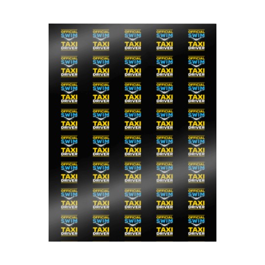 Official Swim Taxi Driver Taxi Taxicab Cab Driver Wrapping Papers