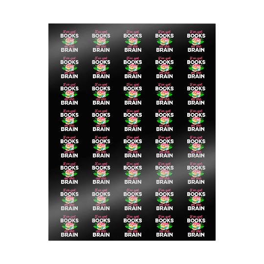 Librarian Bookworm Book Nerd Reading Library Wrapping Papers