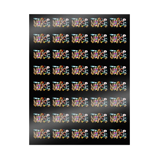 Registered Nurse Nursing School Nurse Week Leopard Wrapping Papers