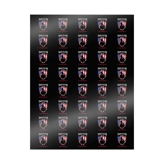 Thank you for your services Patriotic - veterans Wrapping Papers