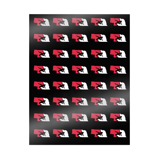 Nebraska Wrestling (State Colors) Wrapping Papers