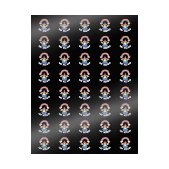 Gay Wizard Rainbow Pride Month LGBTQ Gay Pride Wrapping Papers