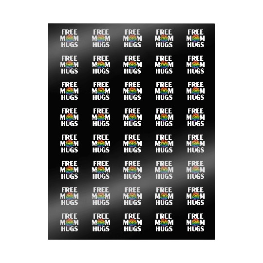 Free Mom Hugs Rainbow Pride Month LGBTQ Gay Pride Wrapping Papers