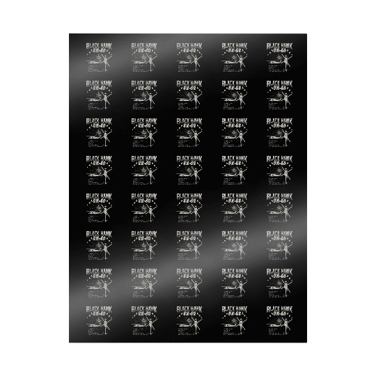 Sikorsky UH 60 Black Hawk Wrapping Papers