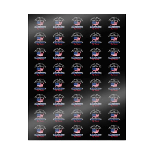 United States of America - Milwaukee my home - USA Wrapping Papers