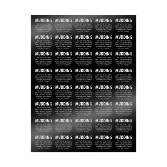 Mudding Definition Mud Bogging Racing Wrapping Papers