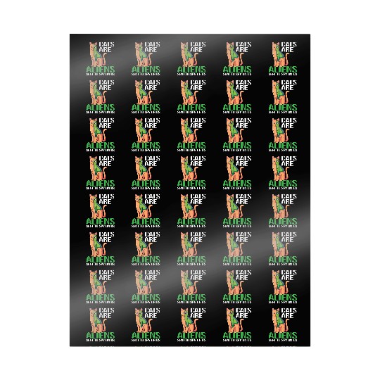 Cats Are Aliens Funny Cat Owner Astronomy Lover Wrapping Papers