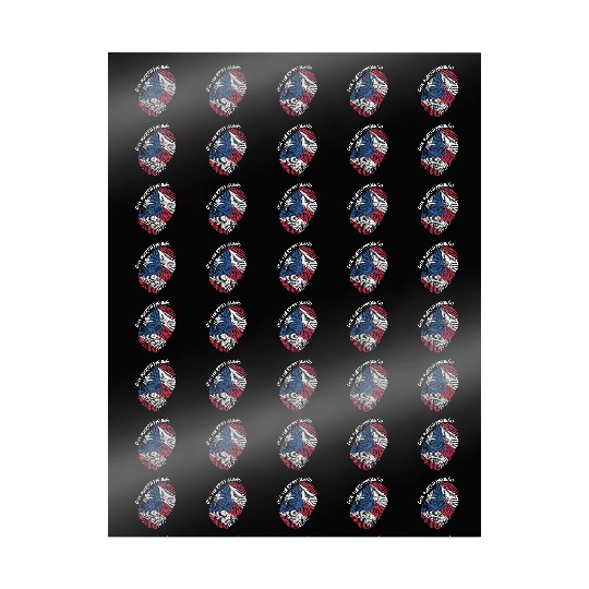 Puerto Rico Flag Fingerprint For Boricua Usa Fans Wrapping Papers