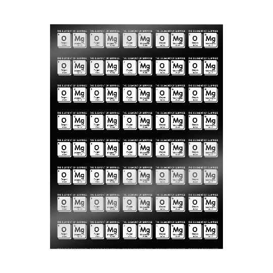 Periodic Table Omg The Element Of Surprise Science Wrapping Papers