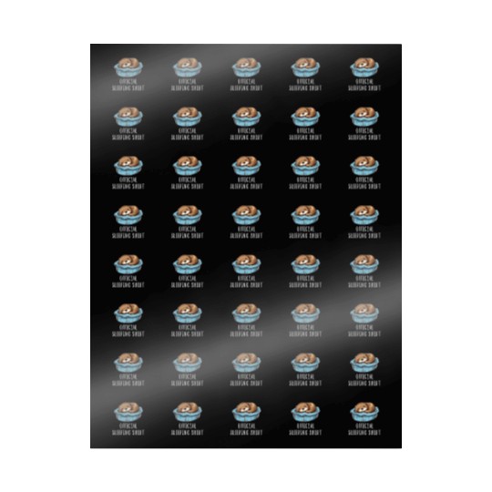 Official sleeping pajama Wrapping Papers sea otter