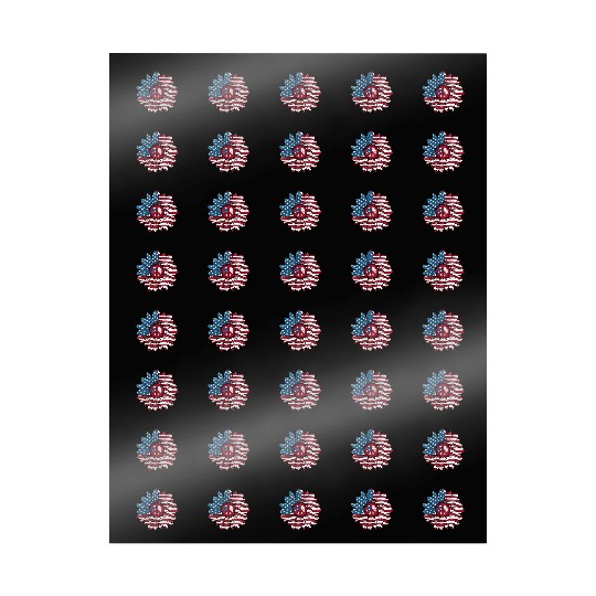 American Flag Flower Independence Day Sunflower 4T Wrapping Papers