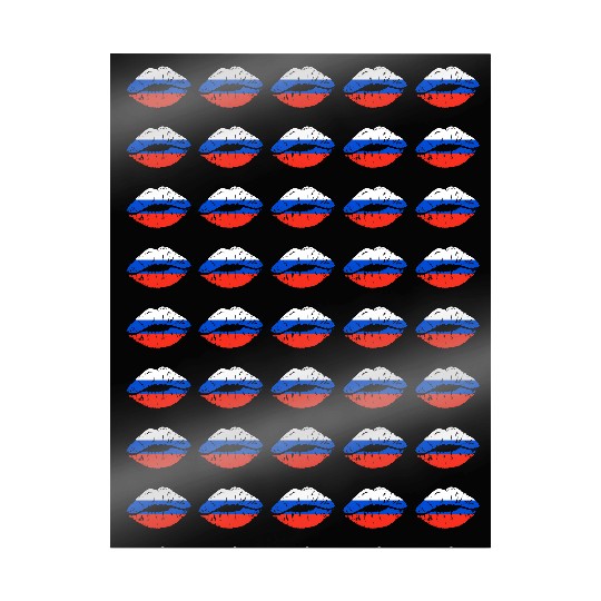 Russian Flag Lips For Russians Russia Wrapping Papers