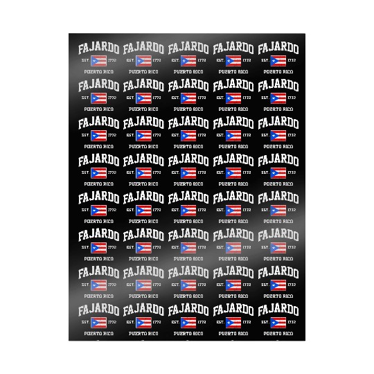 Fajardo Puerto Rico Boricua Flag Athletic Style Wrapping Papers