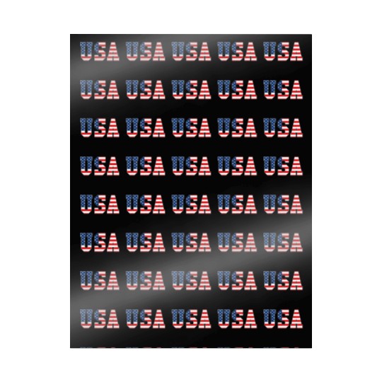 Usa Patriotic American Flag Red White Blue Wrapping Papers