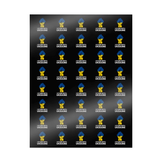 Ukrainian Flag I Stand With Ukraine Flag Wrapping Papers