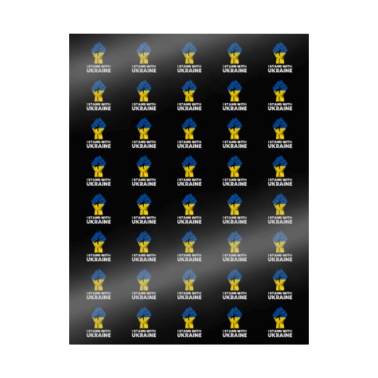 Ukrainian Flag I Stand With Ukraine Flag Wrapping Papers