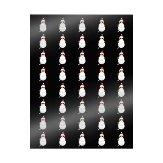 Santa Snowman Golf Ball Golfer Wrapping Papers